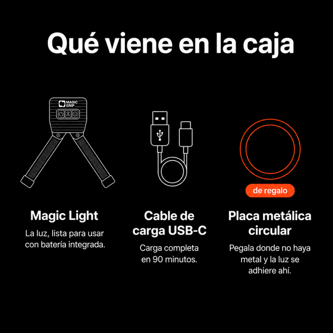 Luz magnética profesional 7 en 1 - Magic Light