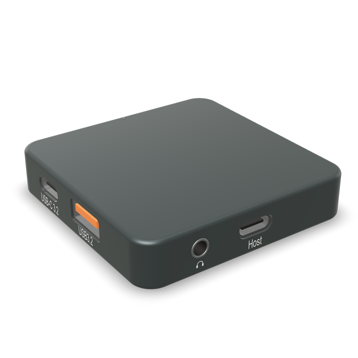 MiniDrive Hub en 3D: giralo para ver los 9 puertos